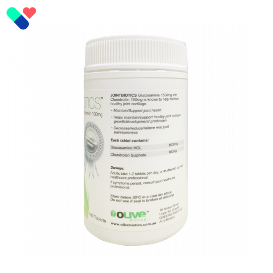 Jointbiotics Glucosamine 葡萄糖胺1500mg + 軟骨素100mg